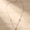 שרשרת אדה – כסף 925 וזרקון