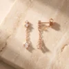 עגילים אדלה רוז – כסף 925 וזרקון