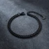צמיד אדריאנו שחור – פלדת אל-חלד
