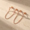 עגילים אלגרה רוז – כסף 925 וזרקון