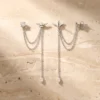 עגילים אמלפי – כסף 925 וזרקון