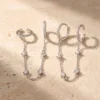 עגילים בלמונטה – כסף 925 וזרקון