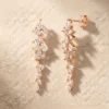 עגילים בודוני רוז – כסף 925 וזרקון