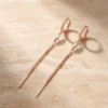 עגילים ססיליה רוז – כסף 925 וזרקון