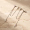 עגילים דיאמאנטה – כסף 925 וזרקון