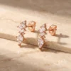עגילים אלטרה רוז – כסף 925 וזרקון