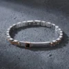צמיד ארמאנו זהב כסף – פלדת אל-חלד