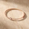 צמיד קשיח אוולין רוז – כסף 925 וזרקון