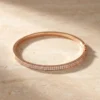 צמיד קשיח פיוריטה רוז – כסף 925 וזרקון