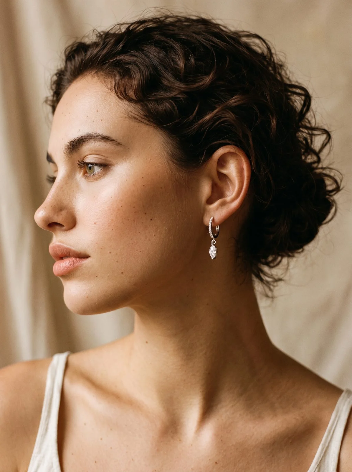 עגילי חישוק גארדניה – בענידה