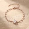 צמיד גליולה רוז – כסף 925 וזרקון
