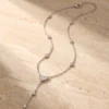 שרשרת גרייס – כסף 925 וזרקון