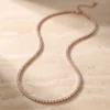 שרשרת טניס ג'סיקה רוז – כסף 925