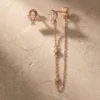 עגילים קייט רוז – כסף 925 וזרקון