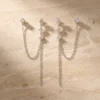 עגילים לאורה – כסף 925 וזרקון