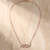 שרשרת מאדרה רוז – כסף 925 וזרקון