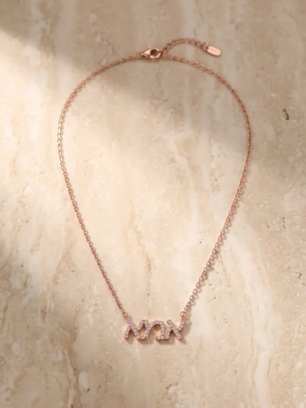 שרשרת מאדרה רוז – כסף 925 וזרקון