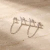 עגילים מאנדוריה – כסף 925 וזרקון