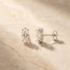 עגילים מרקיז – כסף 925 ומוסונייט