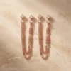 עגילים מוניקה רוז – כסף 925 וזרקון