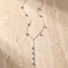 שרשרת אומברה רוז – כסף 925 וזרקון