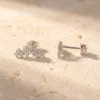 עגילים אורנלה – כסף 925 וזרקון