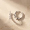 עגילי חישוק אוסטוני – כסף 925