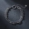 צמיד אוסואלדו מעושן – פלדת אל-חלד