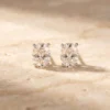 עגילים פולינה – כסף 925 וזרקון
