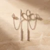 עגילים פראיה – כסף 925 וזרקון