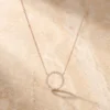 שרשרת פריסקה רוז – כסף 925 וזרקון