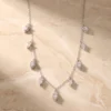 שרשרת פרסיליה – כסף 925 וזרקון