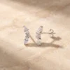 עגילים רנאטה – כסף 925 וזרקון