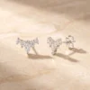 עגילים סאברינה – כסף 925 וזרקון