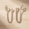 עגילים סקאלה – כסף 925 וזרקון