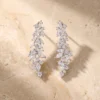 עגילים סורלה – כסף 925 וזרקון