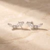 עגילים סאני – כסף 925 וזרקון