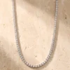 שרשרת טניס ואלדוריה – כסף 925 וזרקון