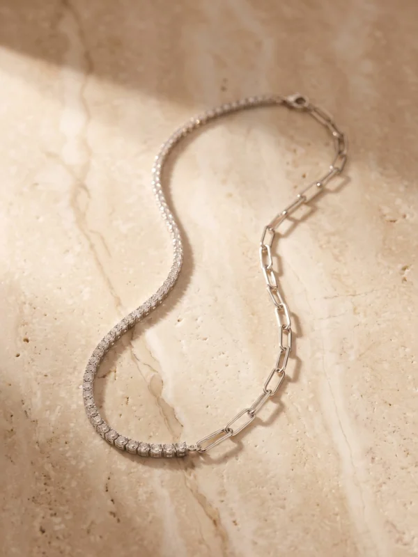 שרשרת טניס קסניה – כסף 925