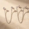 עגילים אלגרה – כסף 925 וזרקון